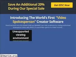 Sites similar to ezspokespersoncreator.com