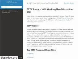 Sites similar to eztv-proxy-list.readthedocs.io