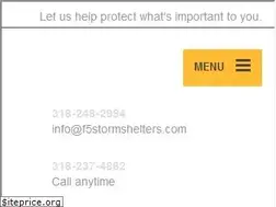 Sites similar to f-5stormshelters.com