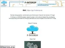 Sites similar to f-interop.eu