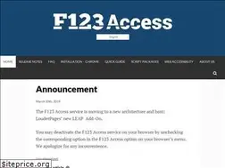Sites similar to f123access.com