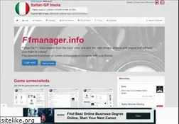 Sites similar to f1manager.info