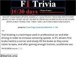 Sites similar to f1trivia.com