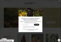 Sites similar to fabbitt.com