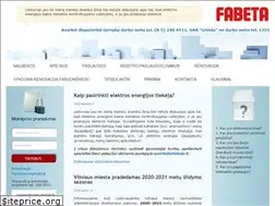 Sites similar to fabeta.lt