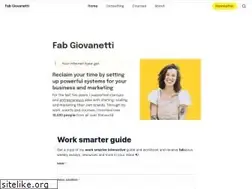 Sites similar to fabgiovanetti.com