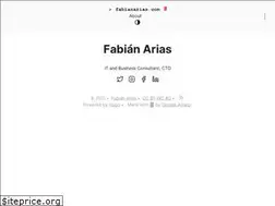 Sites similar to fabianarias.com