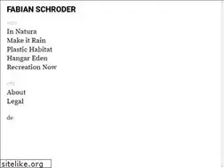Sites similar to fabianschroder.com