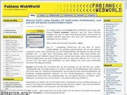 Sites similar to fabianswebworld.de