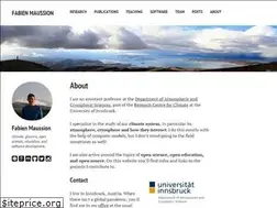 Sites similar to fabienmaussion.info