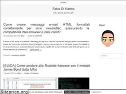 Sites similar to fabiodimatteo.it