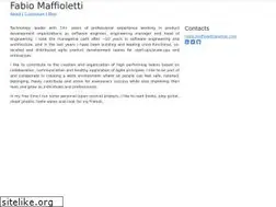 Sites similar to fabiomaffioletti.me