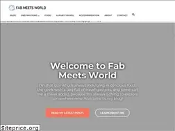 Sites similar to fabmeetsworld.com
