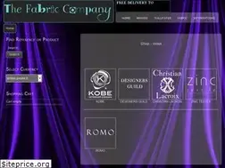 Sites similar to fabric-company.com