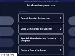 Sites similar to fabricasdeespana.com