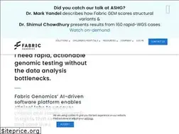 Sites similar to fabricgenomics.com