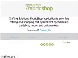 Sites similar to fabricshop.net