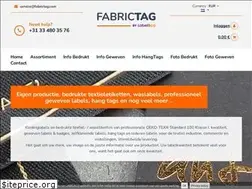 Sites similar to fabrictag.com