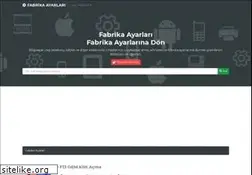 Sites similar to fabrikaayarlari.com