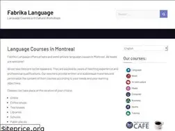 Sites similar to fabrikalanguage.com