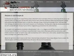 Sites similar to fabriklampen.de