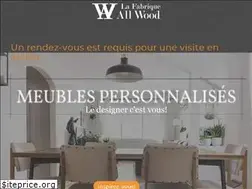 Sites similar to fabriqueallwood.ca