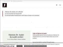 Sites similar to fabriziodeandre.it