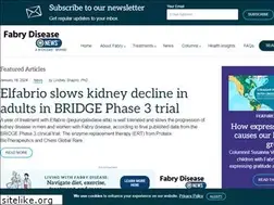 Sites similar to fabrydiseasenews.com