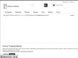Sites similar to fabryka-poscieli.pl