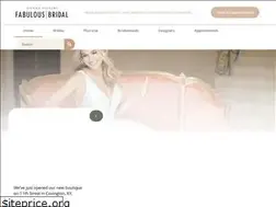 Sites similar to fabulousbridal.com