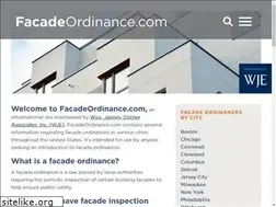 Sites similar to facadeordinance.com
