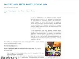 Sites similar to facelift-rhytidectomy.com