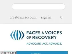 Sites similar to facesandvoicesofrecovery.org