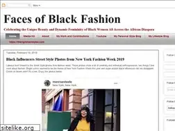 Sites similar to facesofblackfashion.com