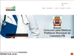 Sites similar to facetconcursos.com.br
