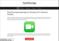Sites similar to facetimeapp.ltd