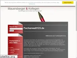Sites similar to fachanwalt123.de