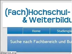 Sites similar to fachhochschule.de
