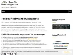 Sites similar to fachkraefteeinwanderungsgesetz.de