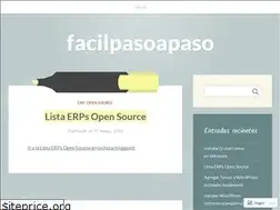 Sites similar to facilpasoapaso.wordpress.com