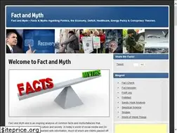 Sites similar to factandmyth.com