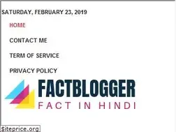 Sites similar to factblogger.com