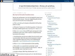 Sites similar to factcheckingpollyanna.blogspot.com