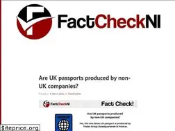 Sites similar to factcheckni.org