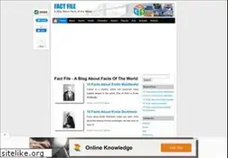 Sites similar to factfile.org