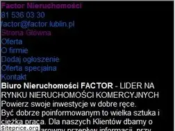 Sites similar to factor.lublin.pl