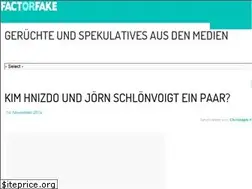 Sites similar to factorfake.de