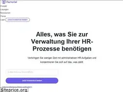 Sites similar to factorialhr.de