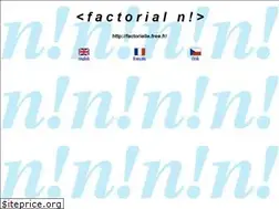Sites similar to factorielle.free.fr