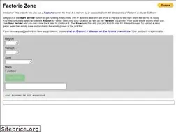 Sites similar to factorio.zone